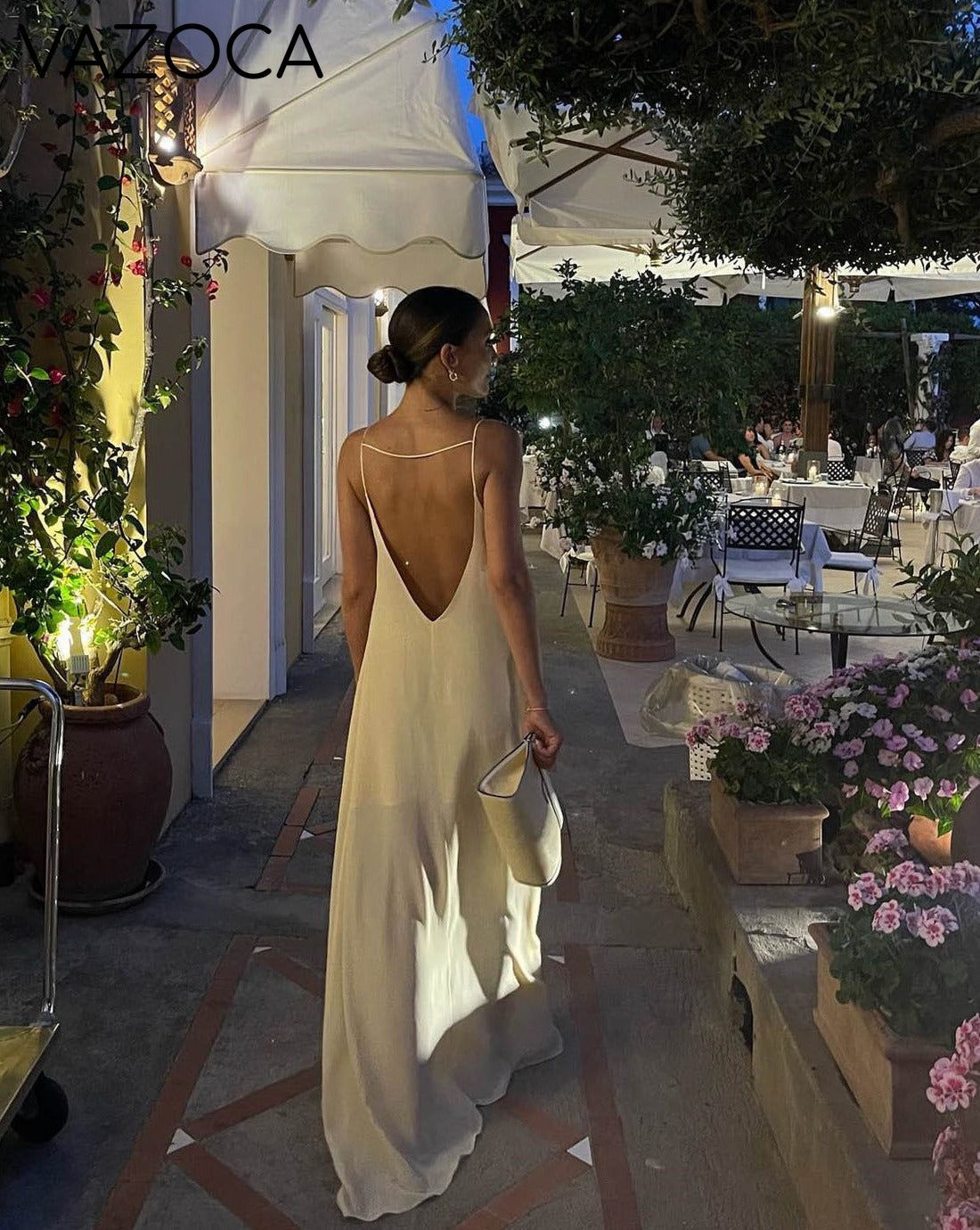 Backless Vacation Long Dress