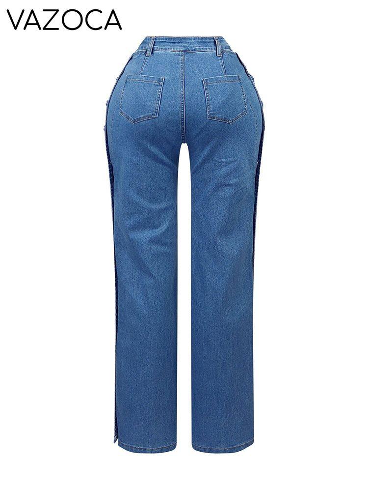 Flare Snap Button Jeans