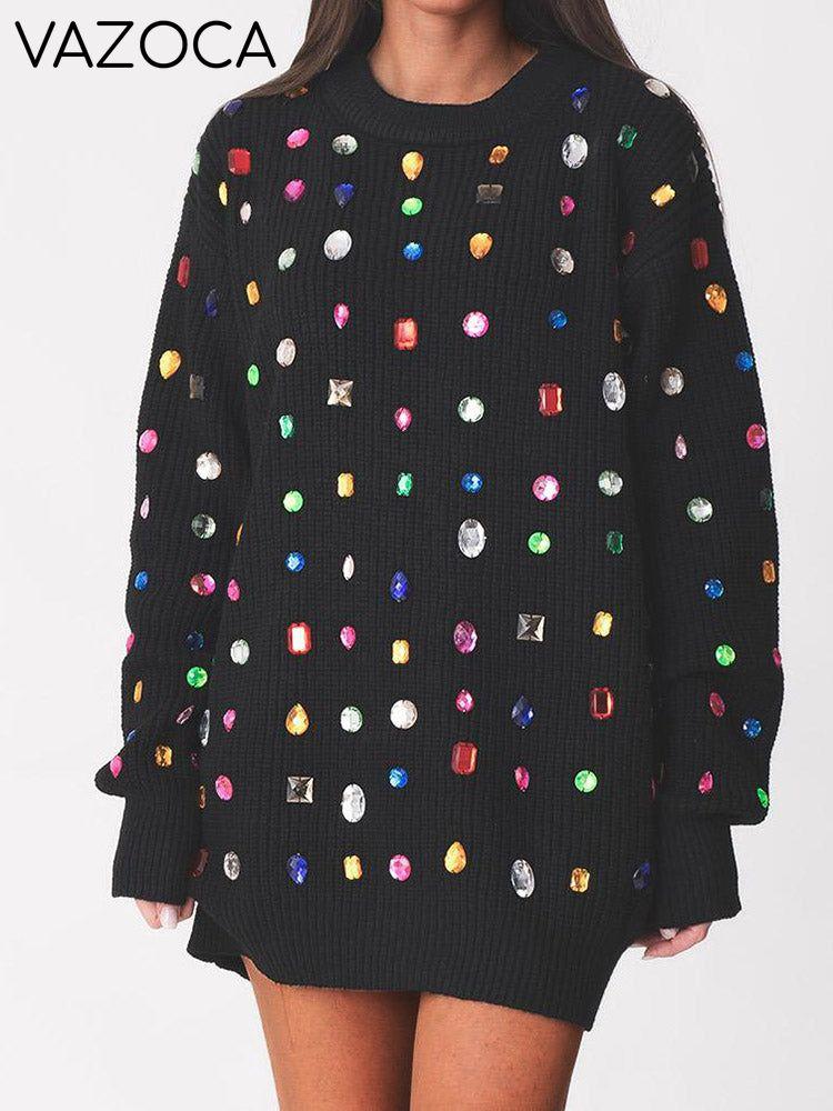 Knit Gemstone Sweater