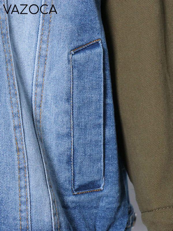 Contrast Denim Jacket