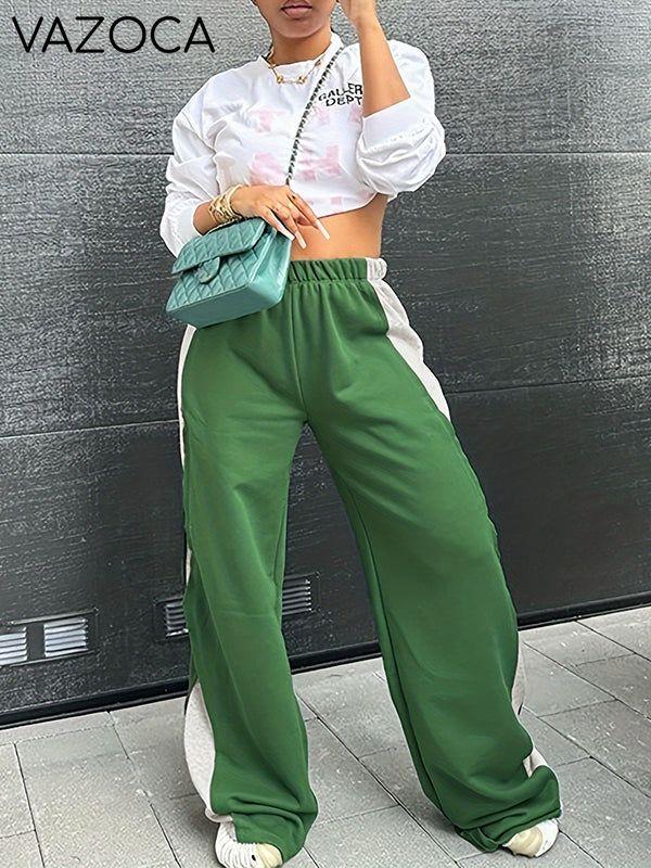 Two-Tone Combo Sweatpants
