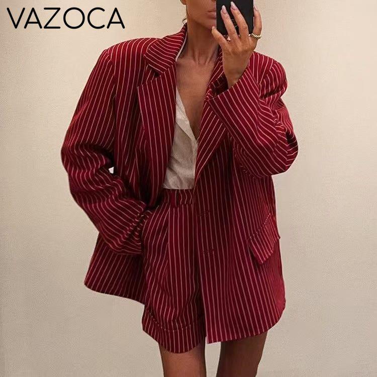 Stripe Blazer