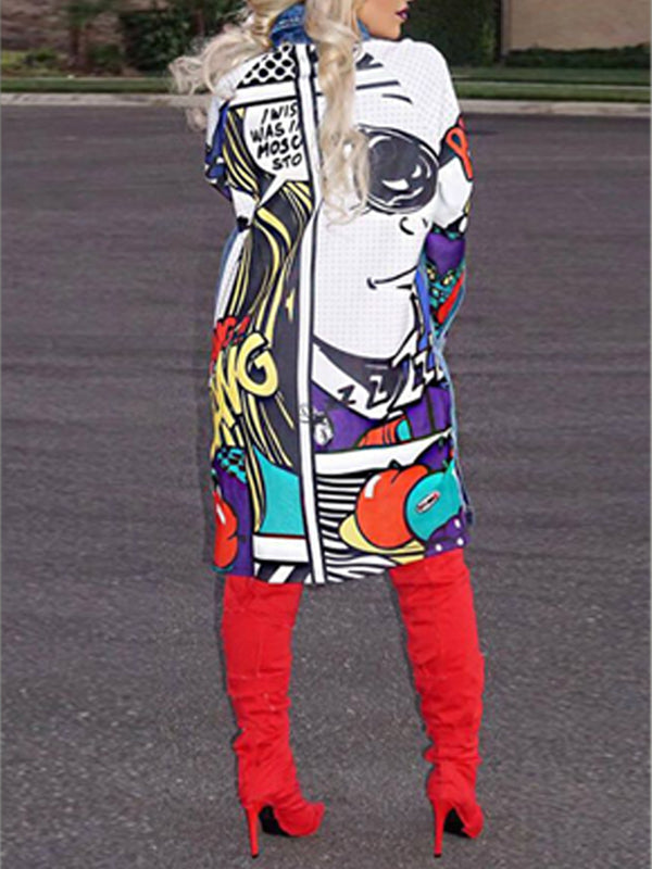 Printed Denim Jacket