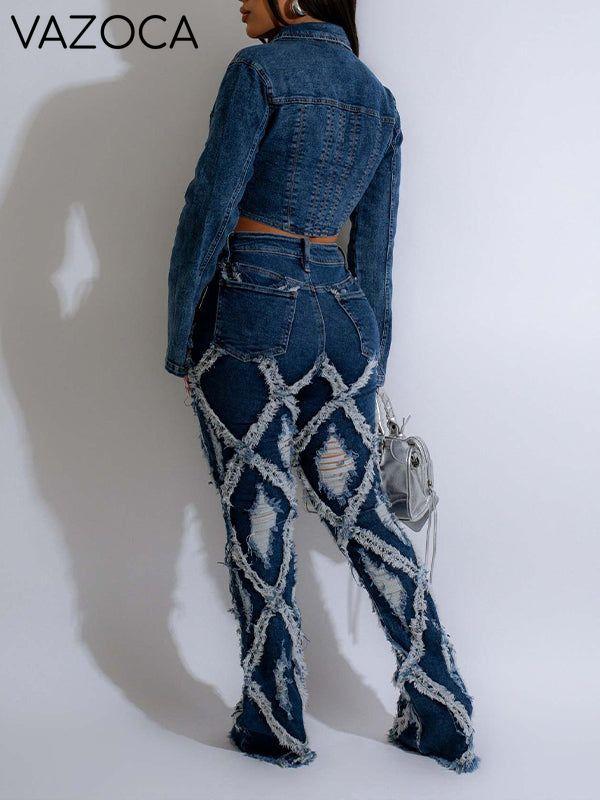 Morchique Distressed Ripped Jeans