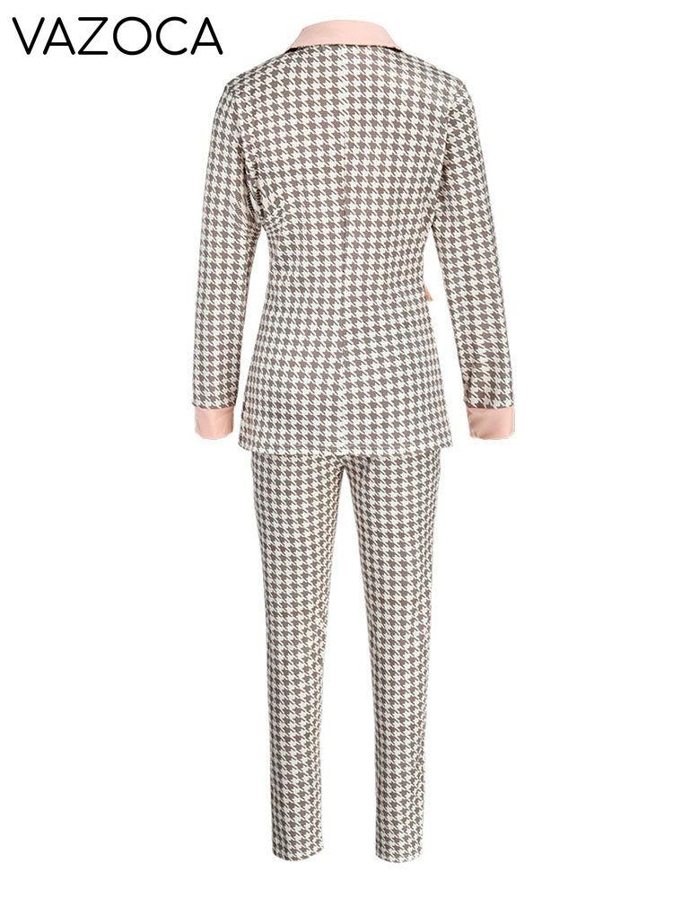 Houndstooth Blazer Set