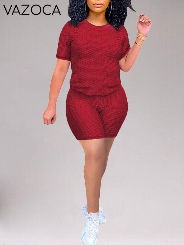 Solid Textured 2PC Set