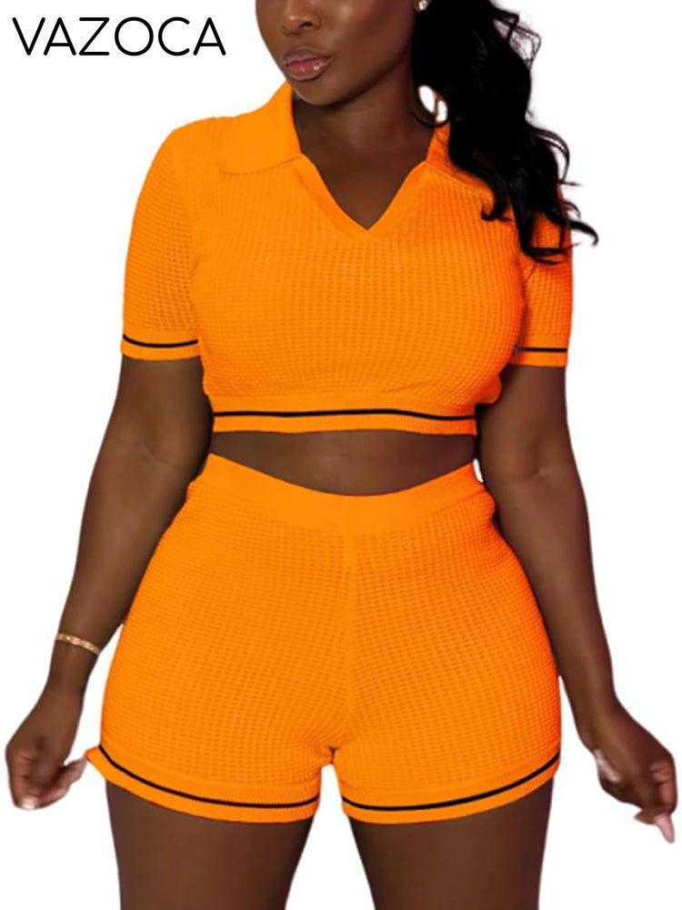 Knit Top Shorts Set