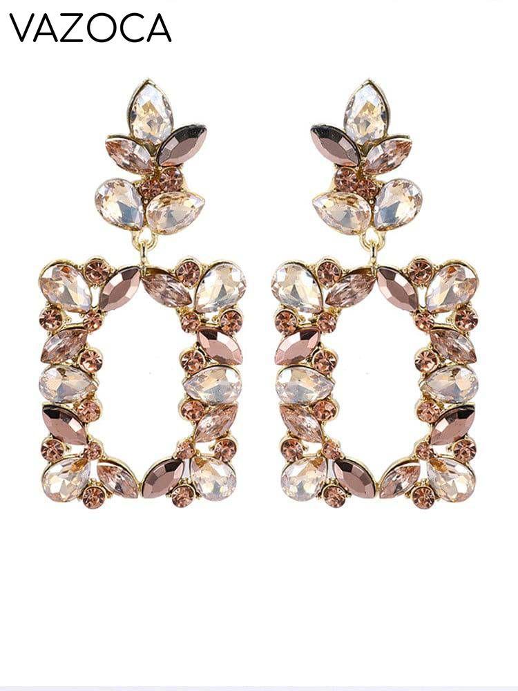 Geometric Irregular Square Earrings