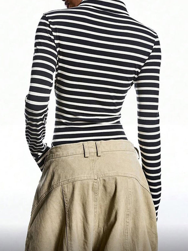 Striped Tie Bodysuit