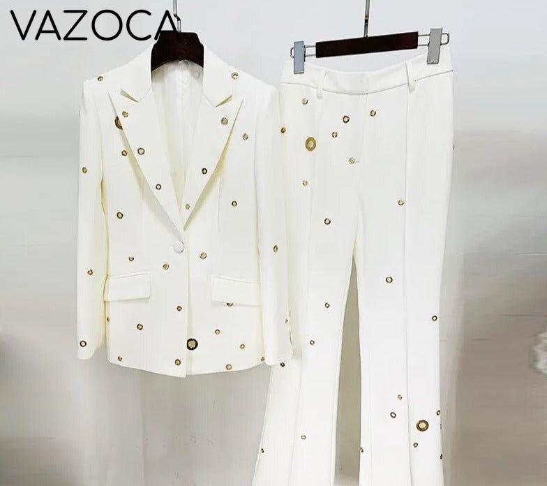 Cassandra Blazer Pants Set