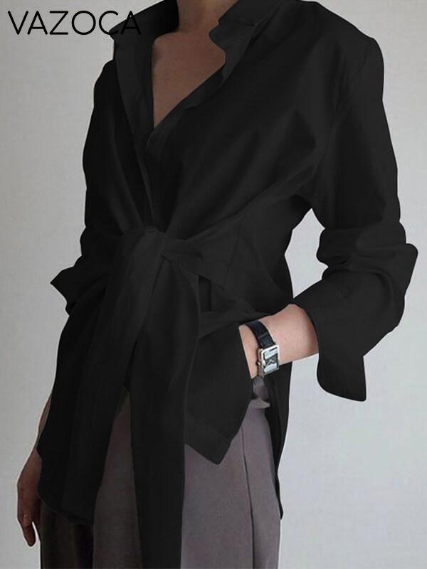 Solid Tied Shirt