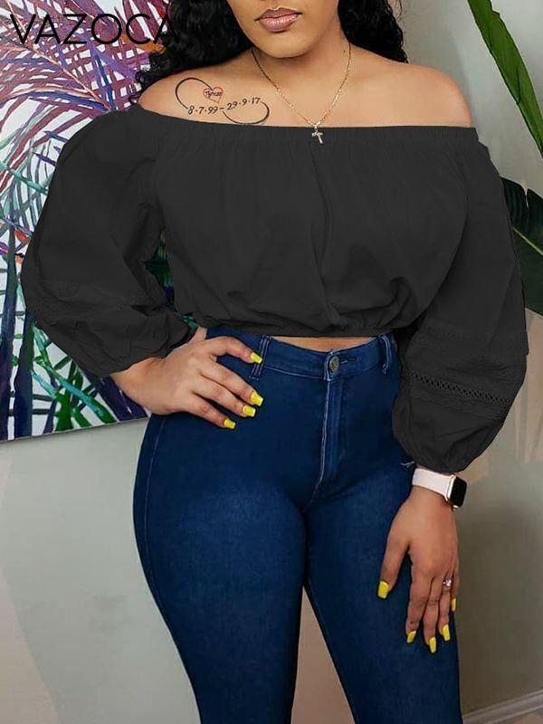 Gorgeousladie Solid Off-Shoulder Top