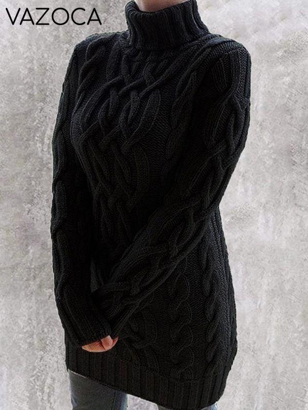 Cable-Knit Turtleneck Sweater--Clearance