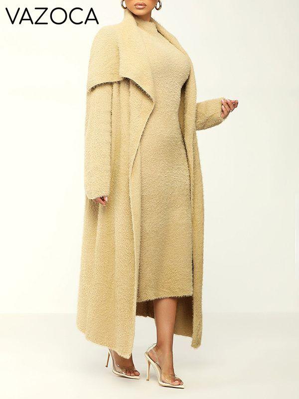 Fuzzy Cardigan & Dress Set--Clearance