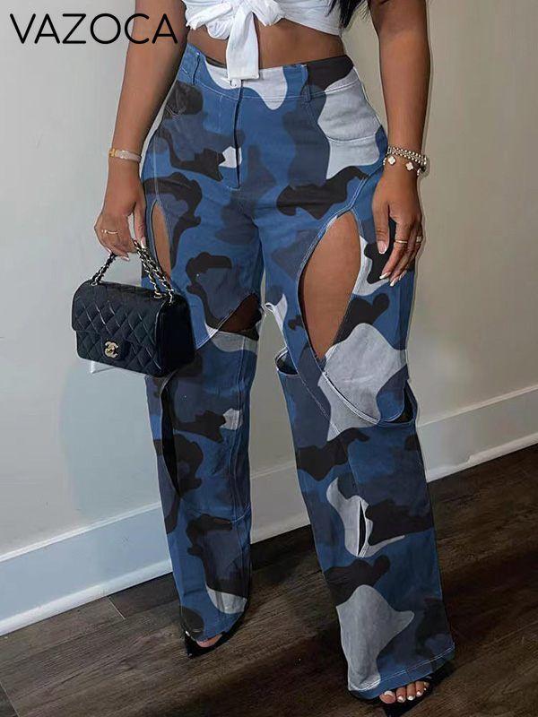 Camo Cutout Pants