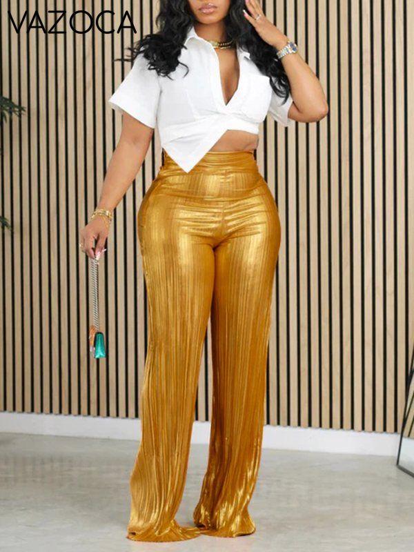 Metallic Pants--Clearance