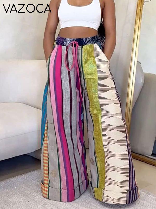 Morchique Printed Wide-Leg Pants