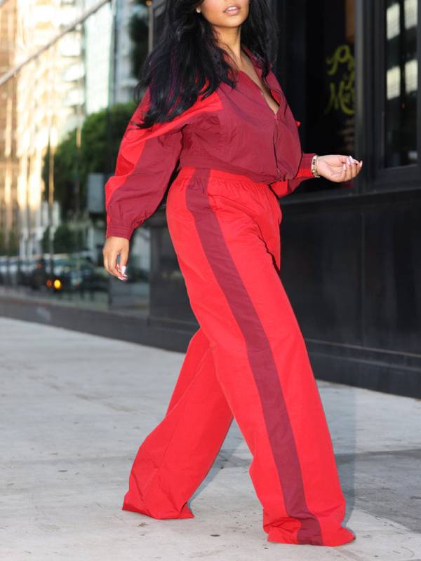 Morchique Two-Tone Jacket & Pants Set