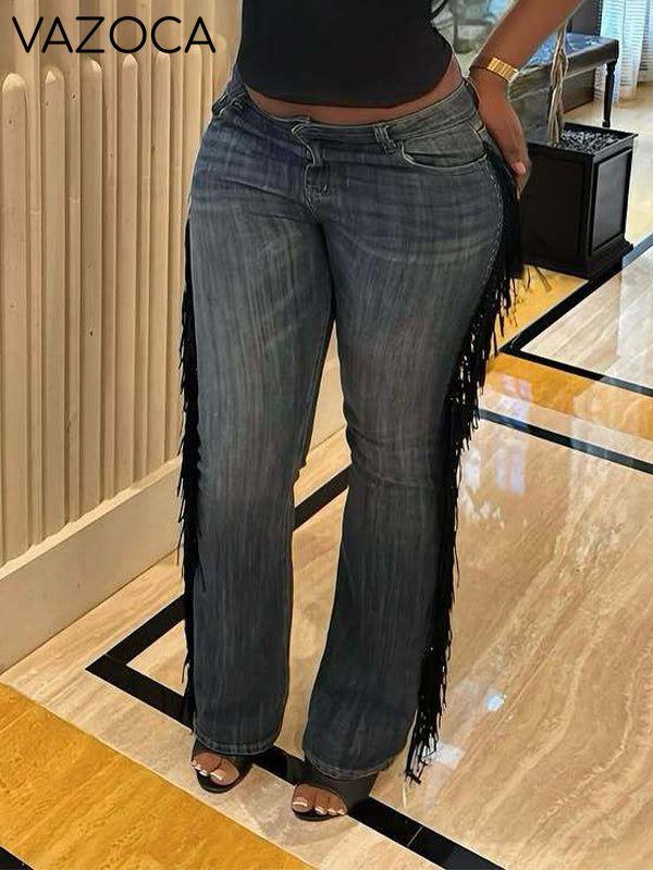 Morchique Fringe Combo Jeans