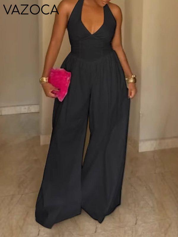 Morchique Halter Wide-Leg Jumpsuit
