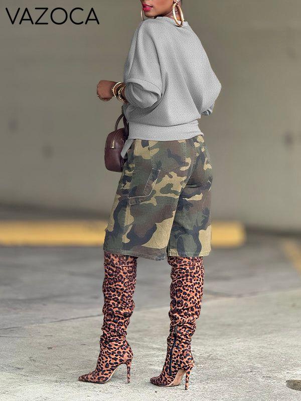 Solid Tied Sweatshirt