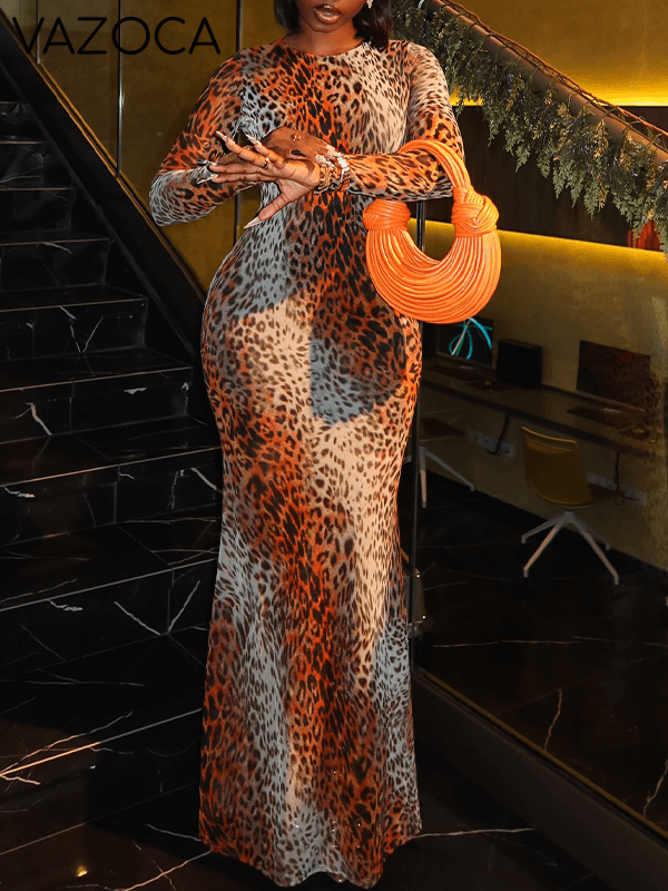 Leopard Maxi Dress
