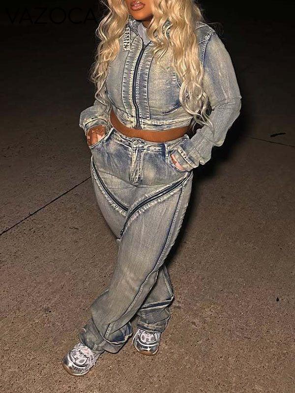 Vintage Zip Jeans