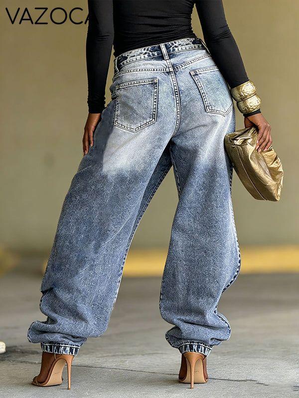 Asymmetric Overlap Jeans