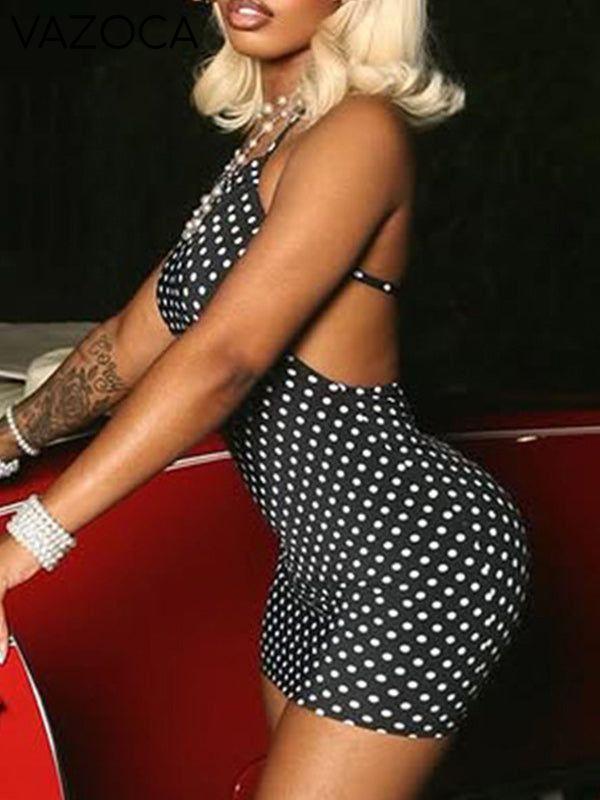 Dot Halter Dress