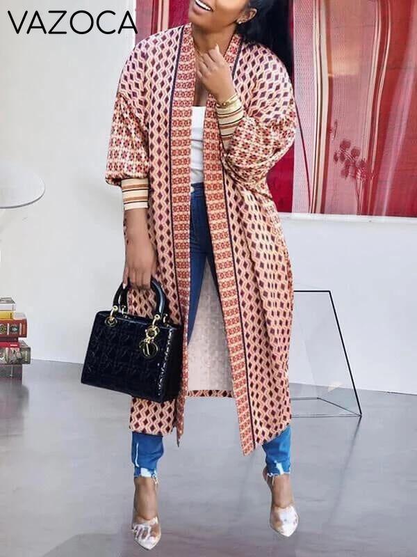 Print Bishop Sleeve Duster