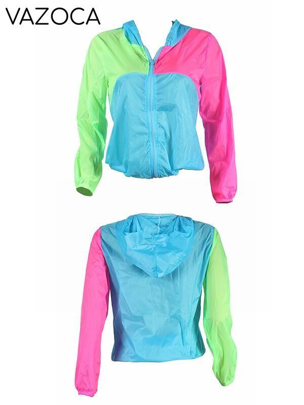 Colorblock Hoodie Jacket