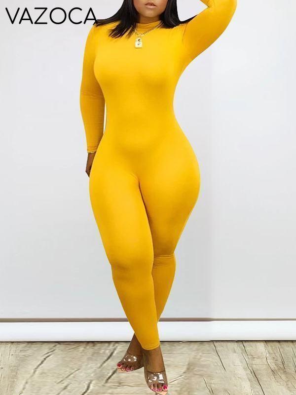 Solid Skinny Jumpsuit