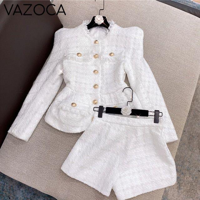 Jackey Blazer Jacket Short Set