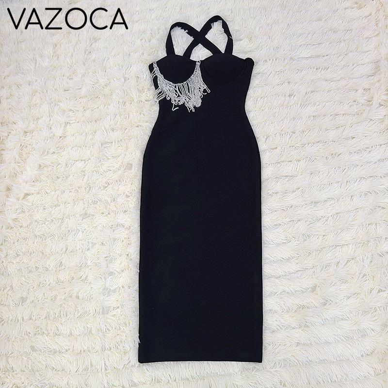 Make It Worthwhile Tassel Bandage Dress