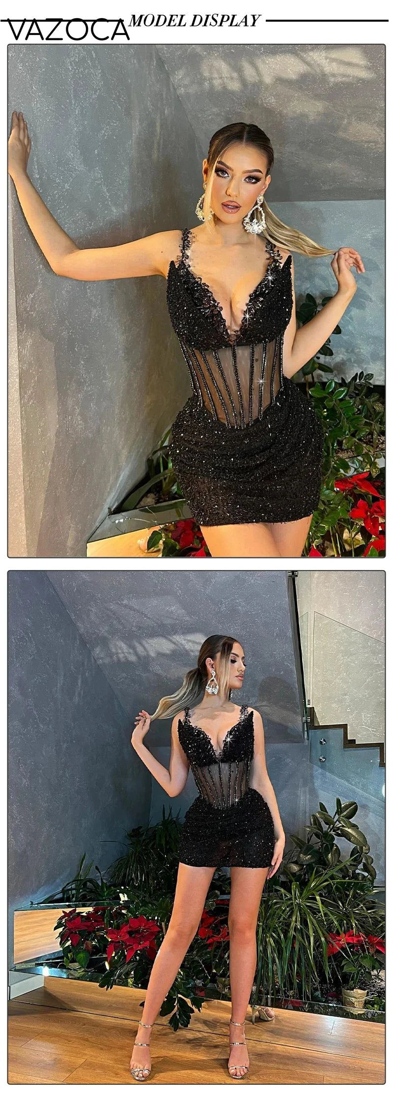 Marla Luxury Sequins Dress