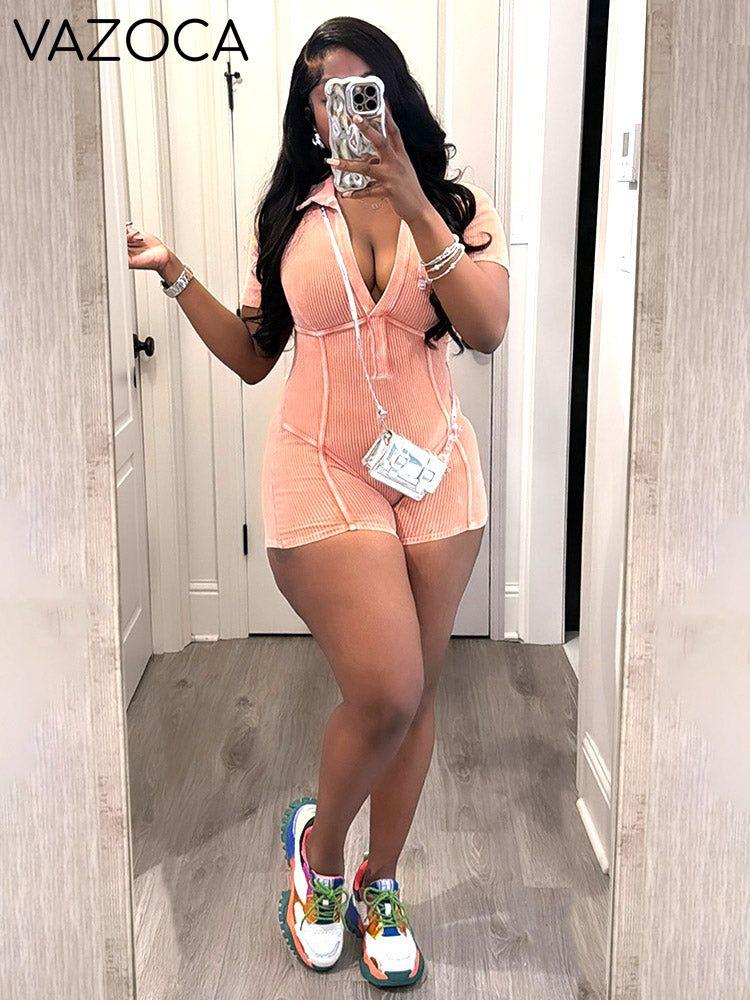 Ribbed Washed Romper