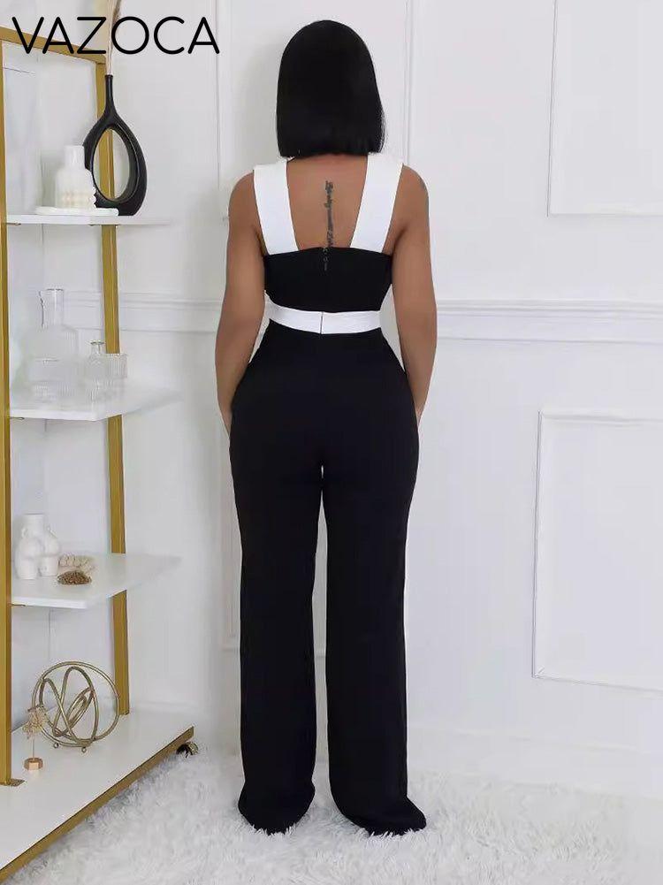 Strap Sweetheart Neck Jumpsuit