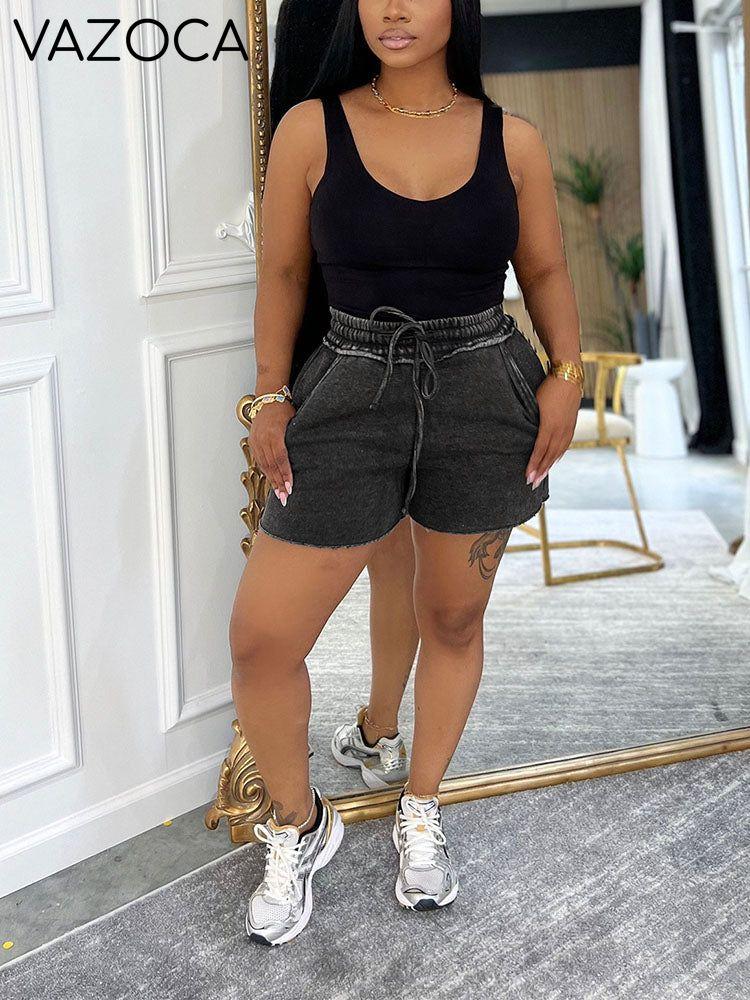 Washed Tank Top & Shorts Set