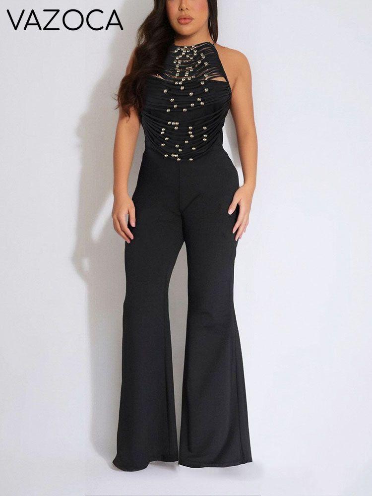Halter Bead Jumpsuit