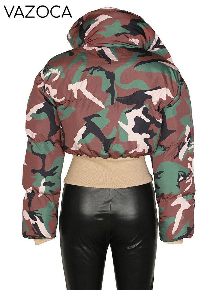 Camo Puffer Jacket