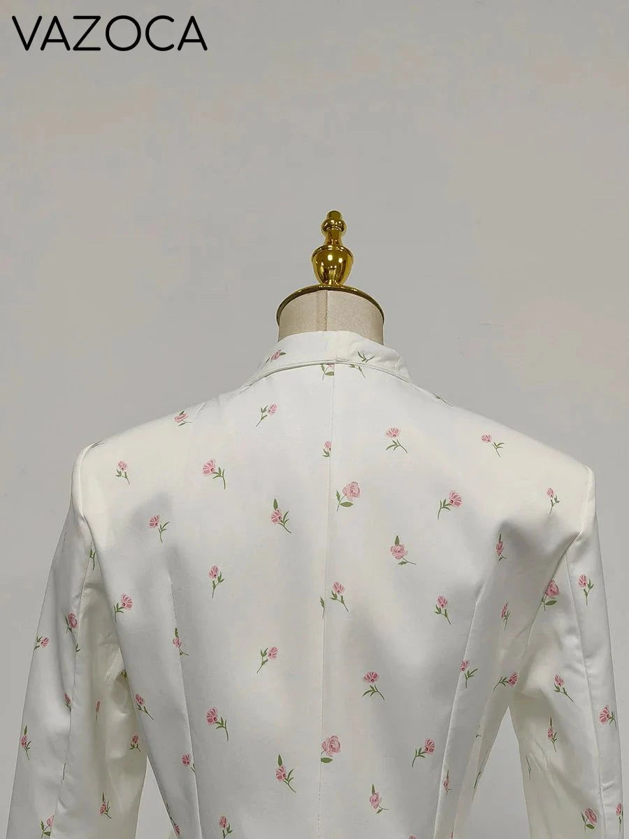 Floral Blazer Dress