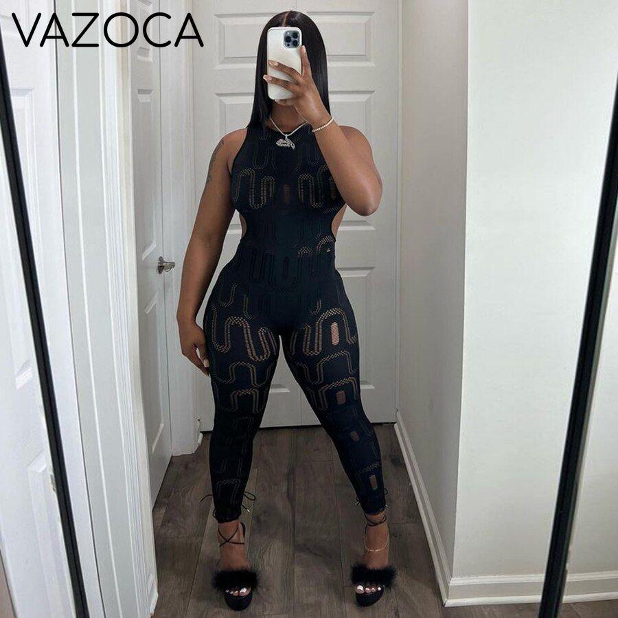 Hollow Out Backless Jumpsuit