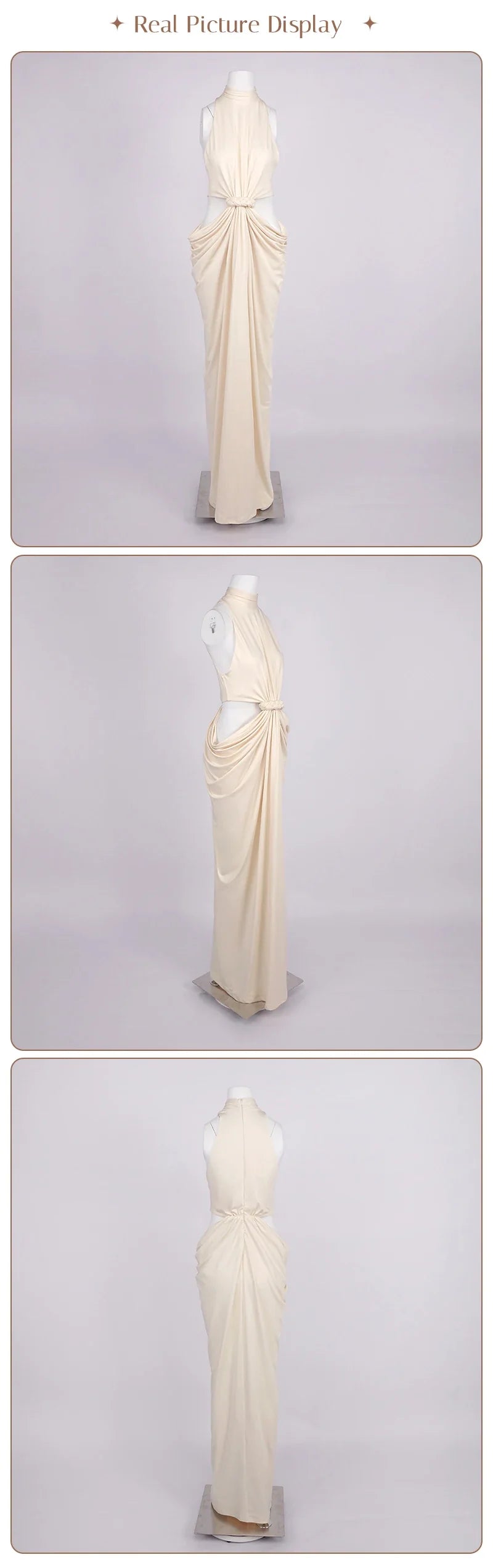 Twist-Cutout Maxi Dress