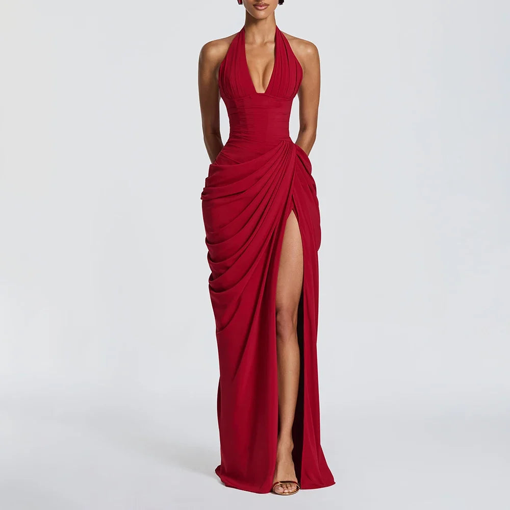 Rosee Ruched Maxi Dress