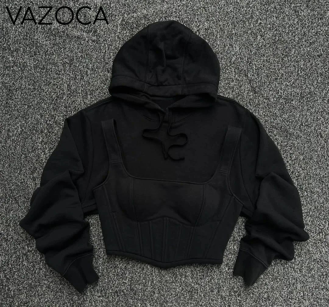 Chic Bandage Corset Hoodie