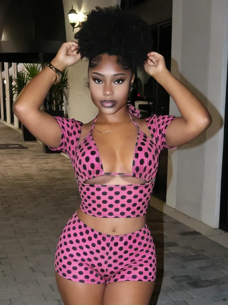 Polka Short Set