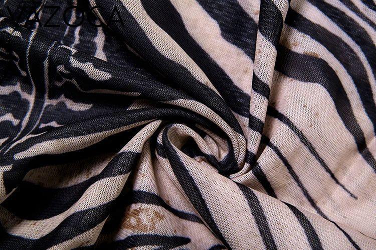 She's A Beast Zebra Jumpsuit