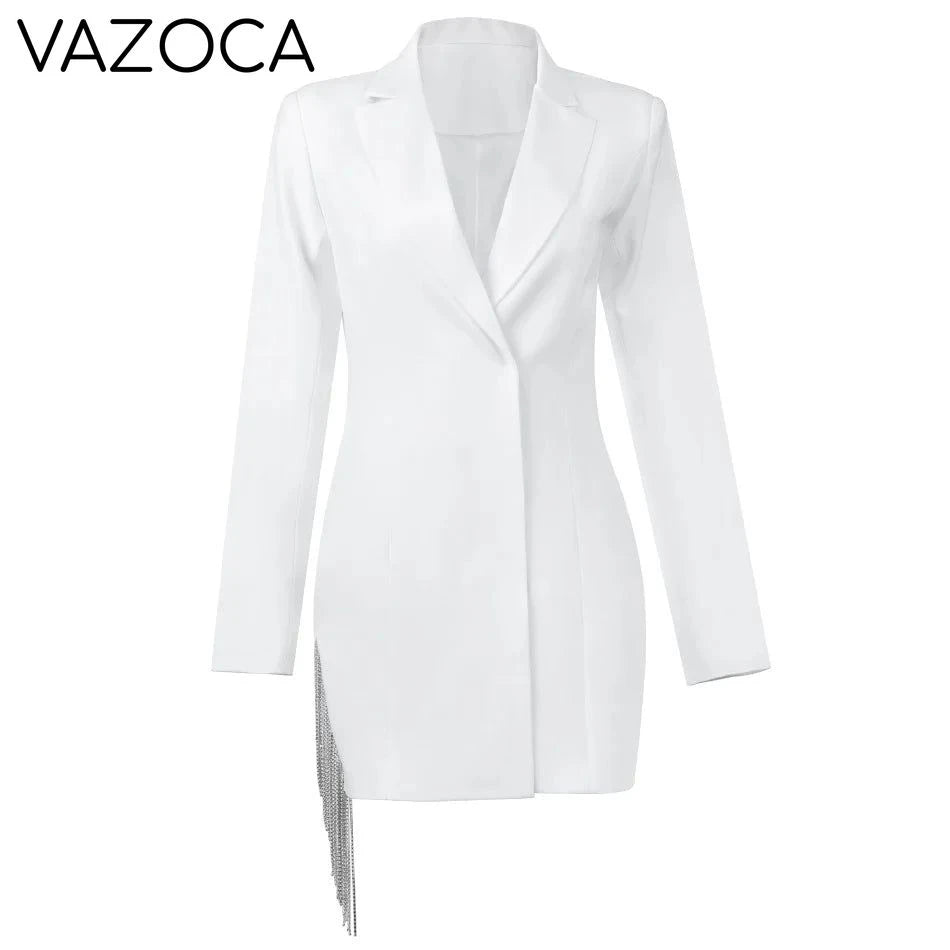 Dania Tassel Blazer Dress