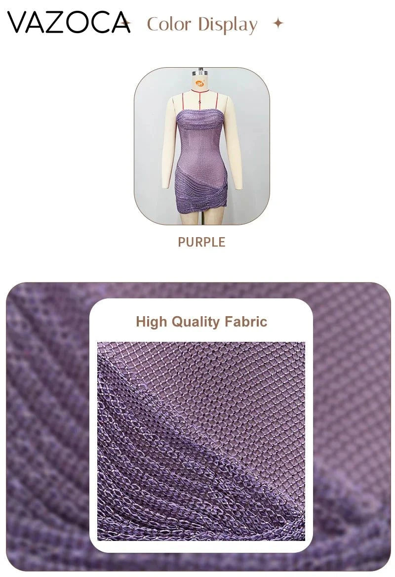 Sparkle Lavender Sequin Mini Dress