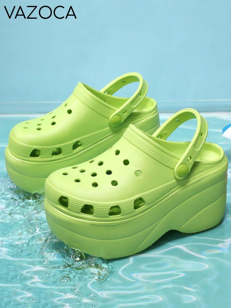 High Platform Solid Sandals